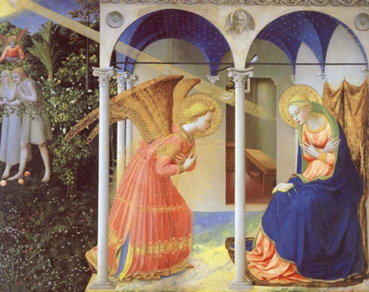 Fra Angelico, Navještenje (oko 1426.). CC BY 2.0, via Wikimedia Commons