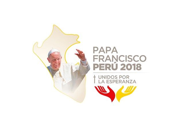 moto i logo papina putovanja u peru