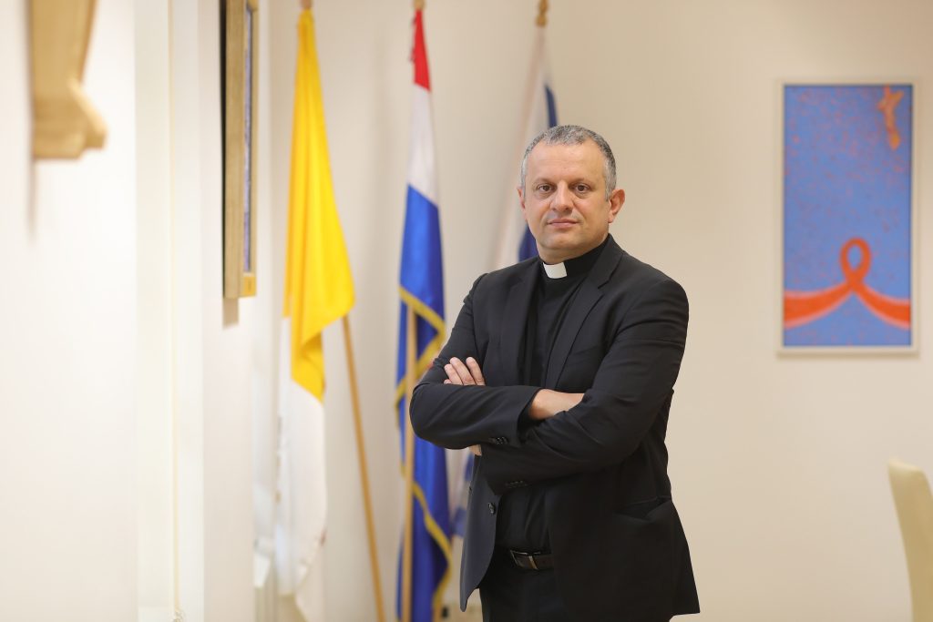 23.01.2018., Zagreb - Prof. dr. Zeljko Tanjic, rektor Katolickog sveucilista.
Photo: Boris Scitar/Vecernji list/PIXSELL