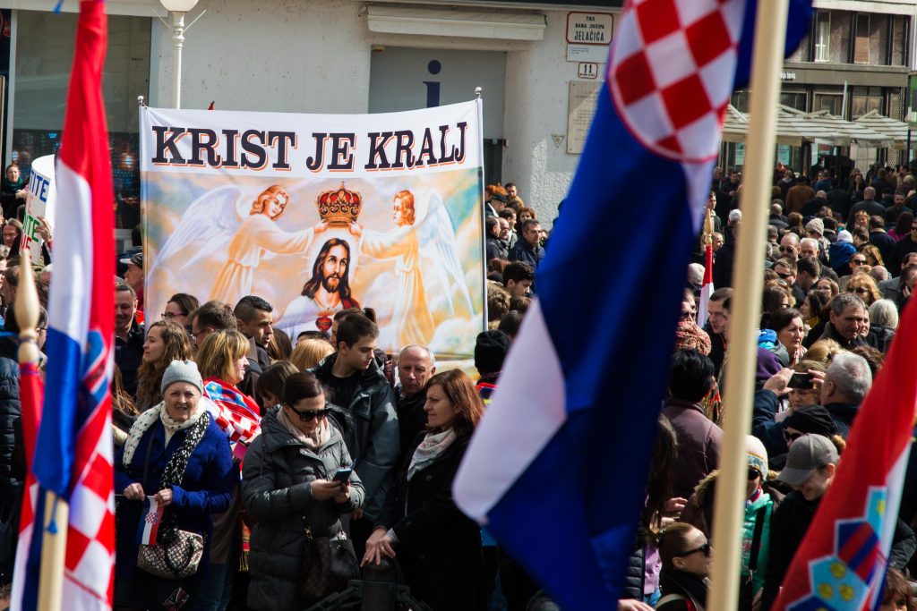 Prosvjed protiv Istanbulske konvencije/Foto: Hrvoje Pilić