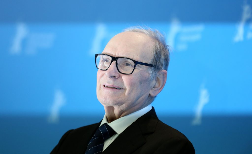 Italian composer Ennio Morricone poses at a photocall for the movie 'The Best Offer' during the 63rd annual Berlin International Film Festival, in Berlin, Germany, 12 February 2013. The movie is presented in the section Berlinale Special Gala at the Berlinale. Photo: Kay Nietfeld/dpa +++(c) dpa - Bildfunk+++/DPA/PIXSELL