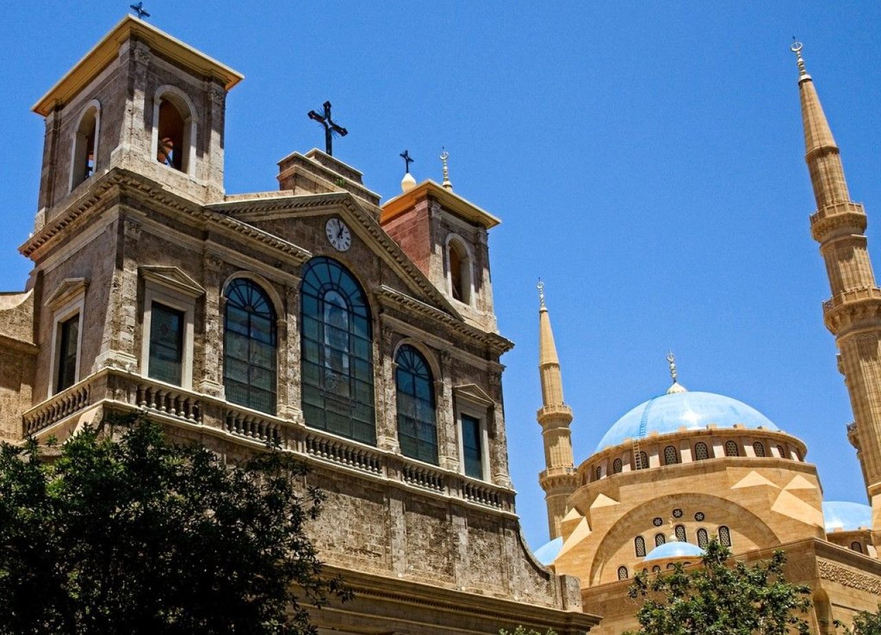 Crkva i džamija u Bejrutu (Libanon)/Foto: Lebnen18, CC BY-SA 3.0/Wikimedia Commons