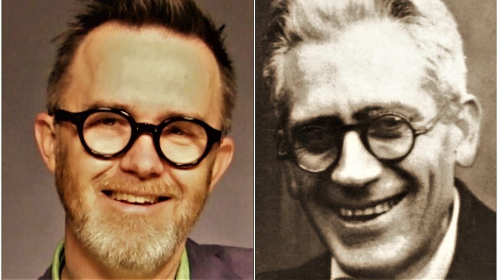 Rod Dreher (lijevo), Stjepan Tomislav Poglajen (desno)