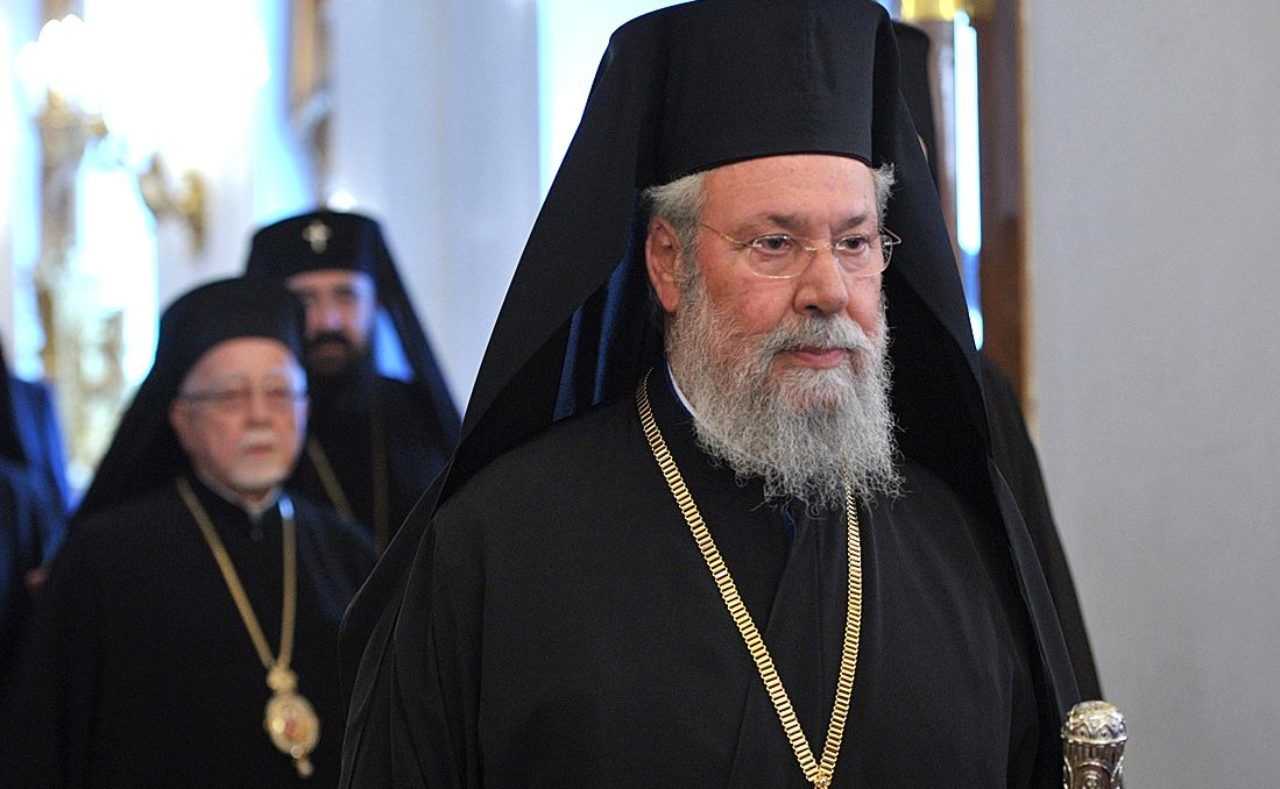 Arhiepiskop Hrizostom II./Foto: Kremlin.ru, CC BY 4.0/Wikimedia Commons