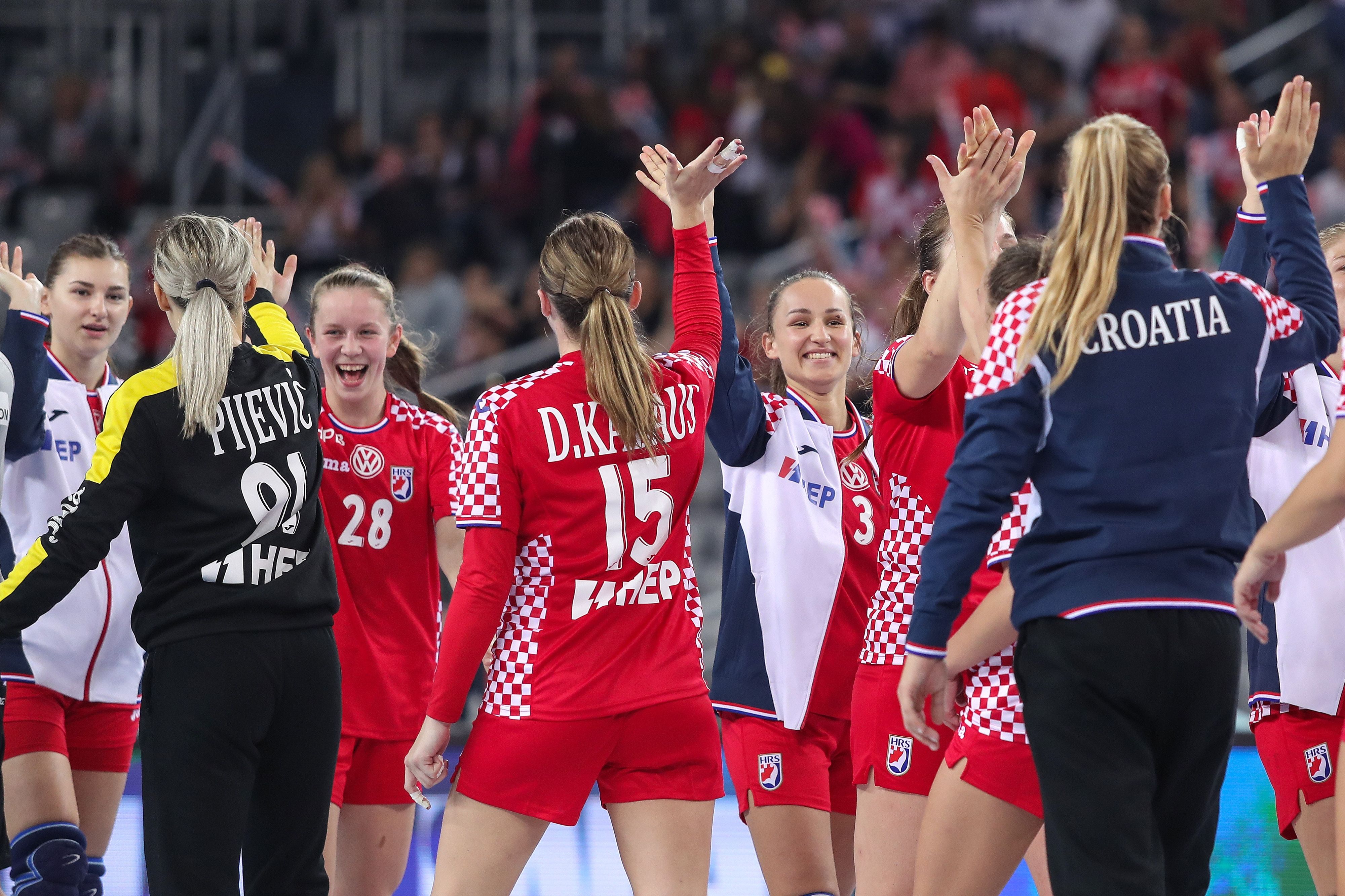 Hrvatska ženska rukometna reprezentacija, Europsko prvenstvo