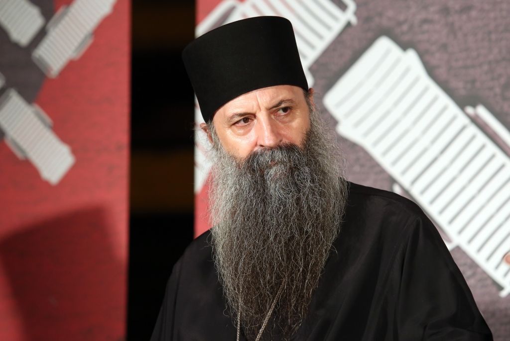 06.09.2018., Sibenik - Na drugoj veceri sestog Festivala alternative i ljevice Šibenik Falis odrzan je okrugli stol na temu Bog na razmedji vjere i ideologije. Mitropolit Porfirije Peric Photo: Dusko Jaramaz/PIXSELL