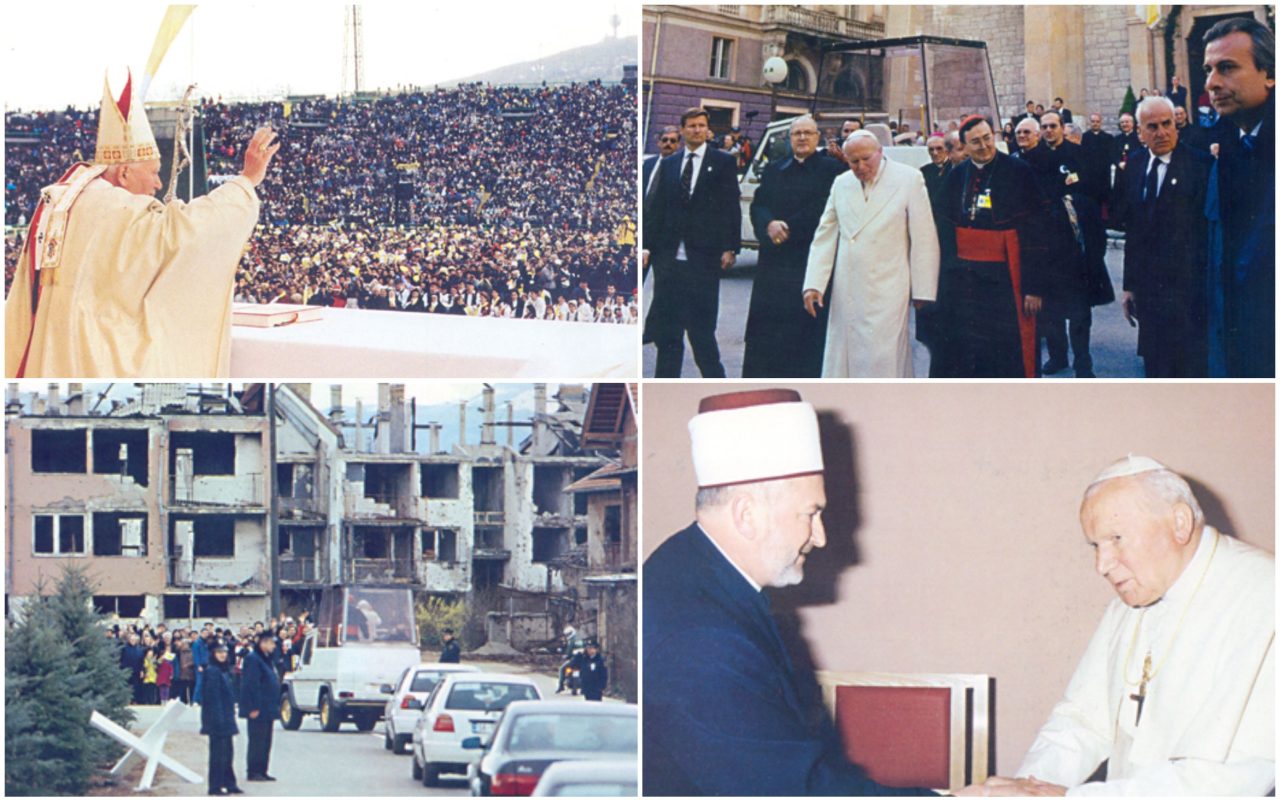 Papa Ivan Pavao II. u Sarajevu/Foto: KTA