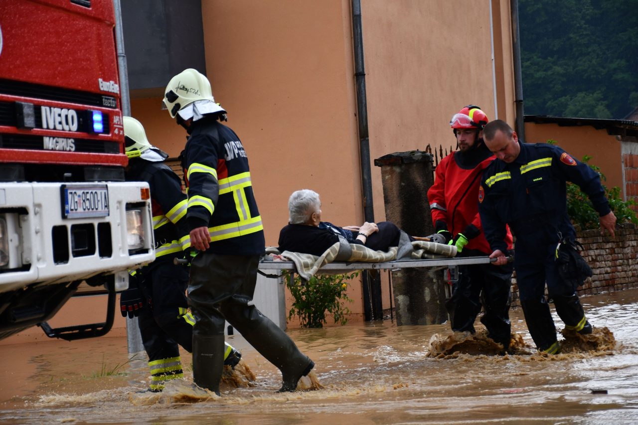 Jako nevrijeme prouzročilo poplavu u Vidovcima/Foto: Ivica Galovic/PIXSELL