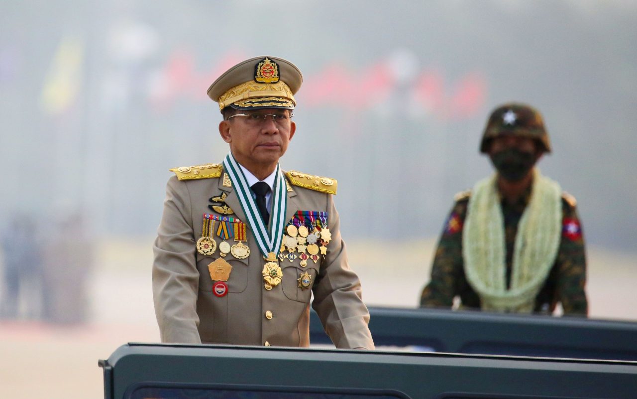 General Min Aung Hlaing, vođa vojne hunte koja je državnim udarom svrgnula izabranu vlast u Mjanmaru/Foto: REUTERS/Stringer