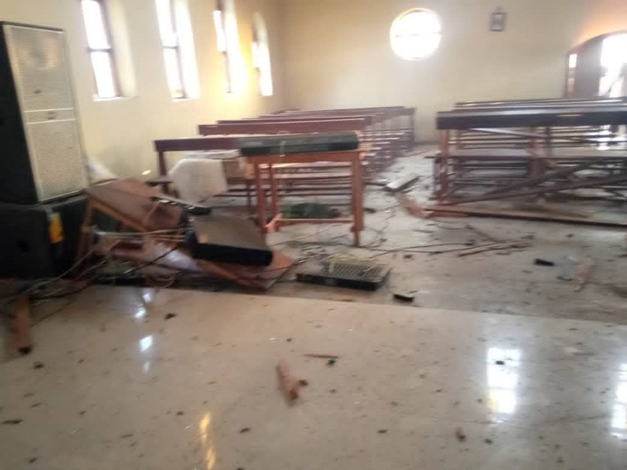 Eksplozija u katoličkoj crkvi u Beniju/Foto: XINHUA/PIXSELL