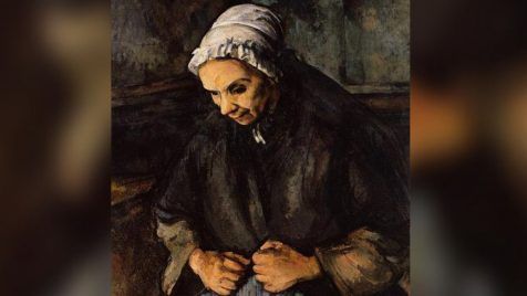 Paul Cézanne, starica s krunicom