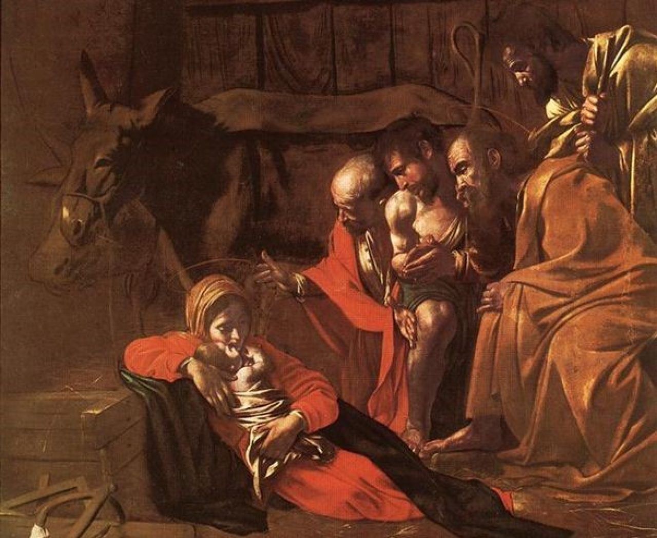 Foto: Caravaggio Adoration of the Shepherds