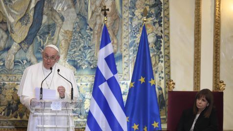 papa franjo, govor predstavnicima vlasti, grčka, migranti