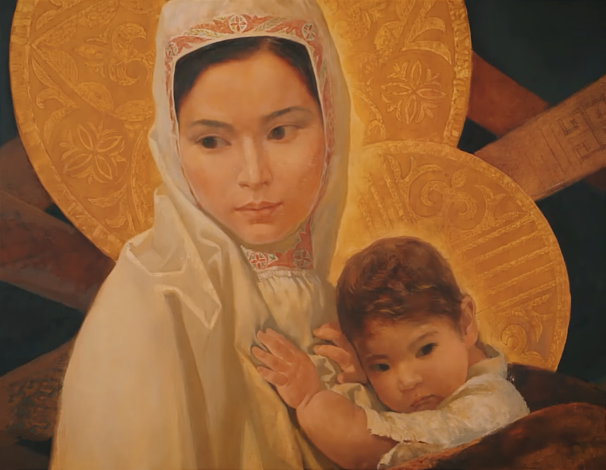 Majka Velike Stepe, Kazahstan, kazaška gospa