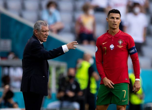 Fernando santos, cristiano ronaldo