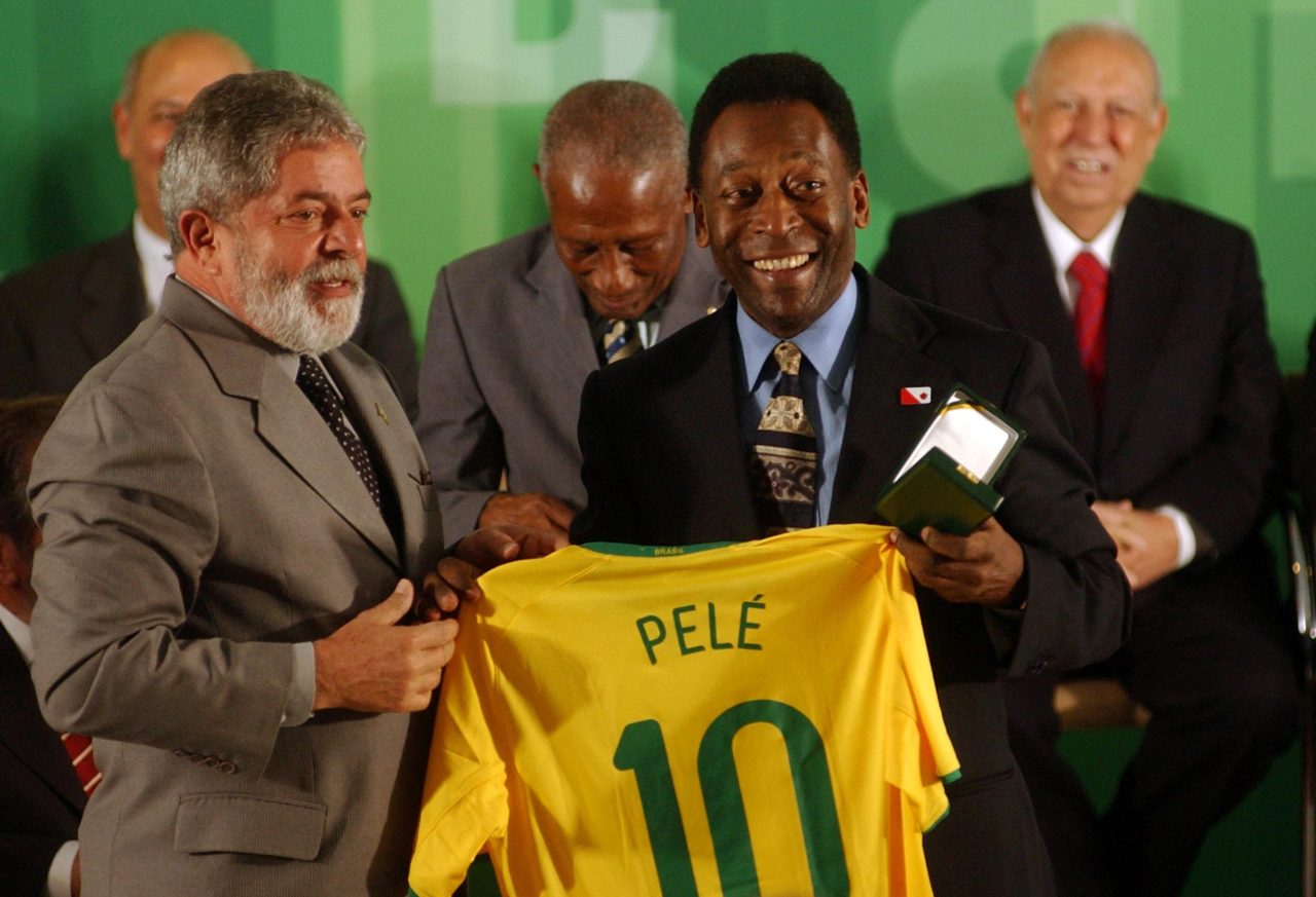 Pele (desno) s brazilskim predsjednikom Lulom (lijevo) 2008./Foto: IME IZVORA