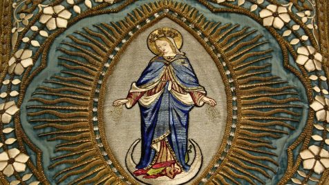 Prikaz Djevice Marije na misnicii