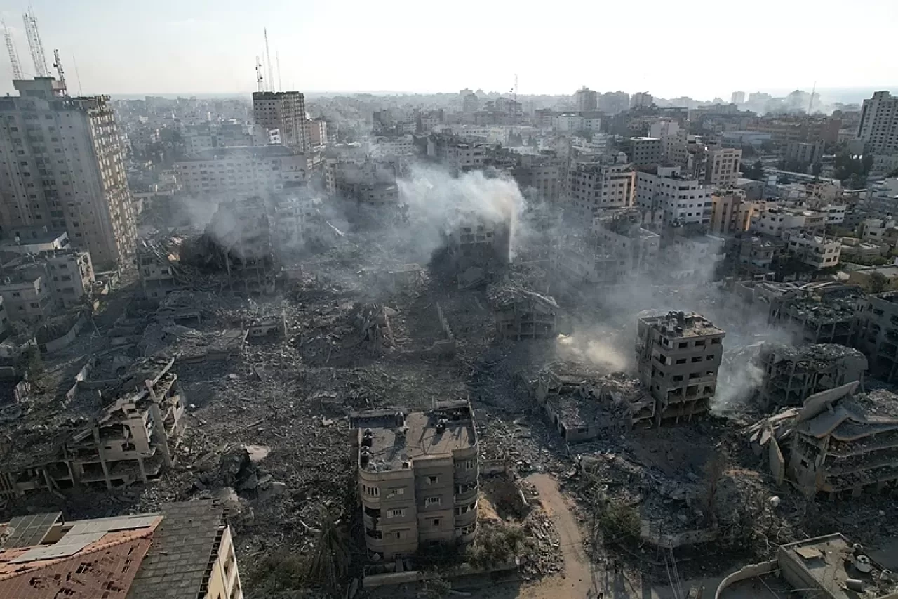 Foto: Damage in Gaza Strip during the October 2023
