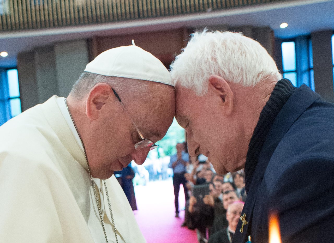 Ernest Simoni i papa Franjo/Foto: Vandeville Eric/ABACA