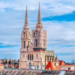 cathedral, architecture, church, history, religion, tourism, city, monument, old, gothic, town, catholic, capital, historic, christianity, cityscape, roof, building, downtown, christian, historical, zagreb, croatia, europe, zagreb, zagreb, zagreb, zagreb, zagreb